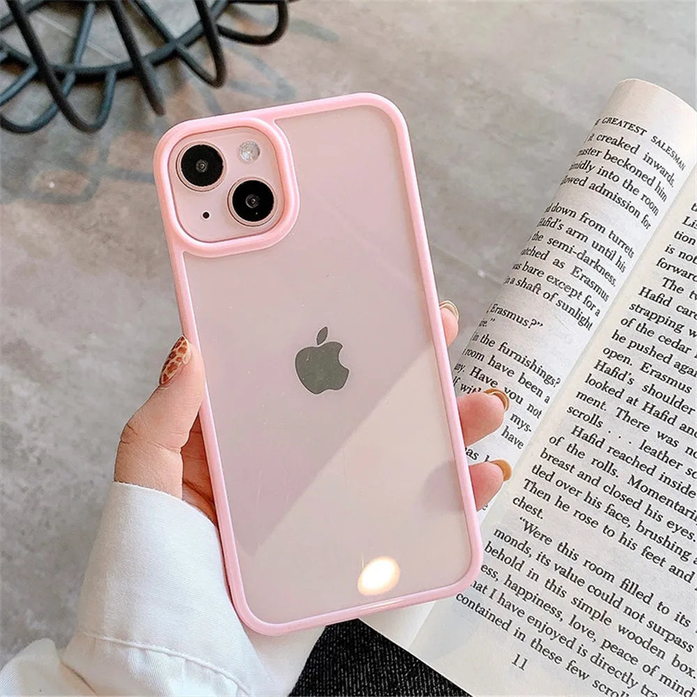 Case iPhone Silicone Transparente Anti-Impacto