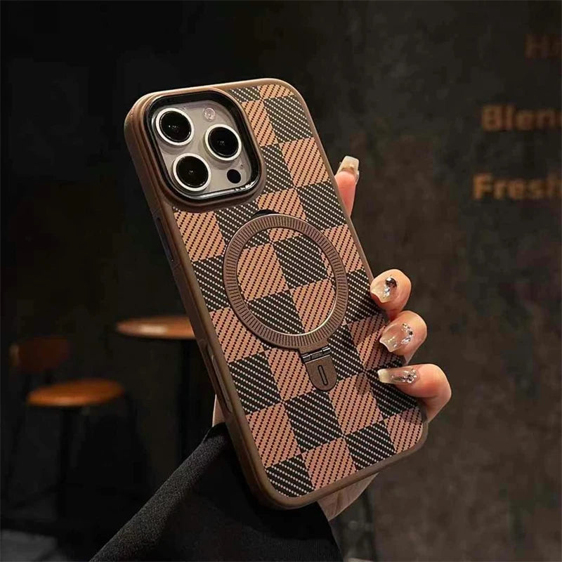 Case iPhone Kevlar Fibra de Carbono com MagSafe