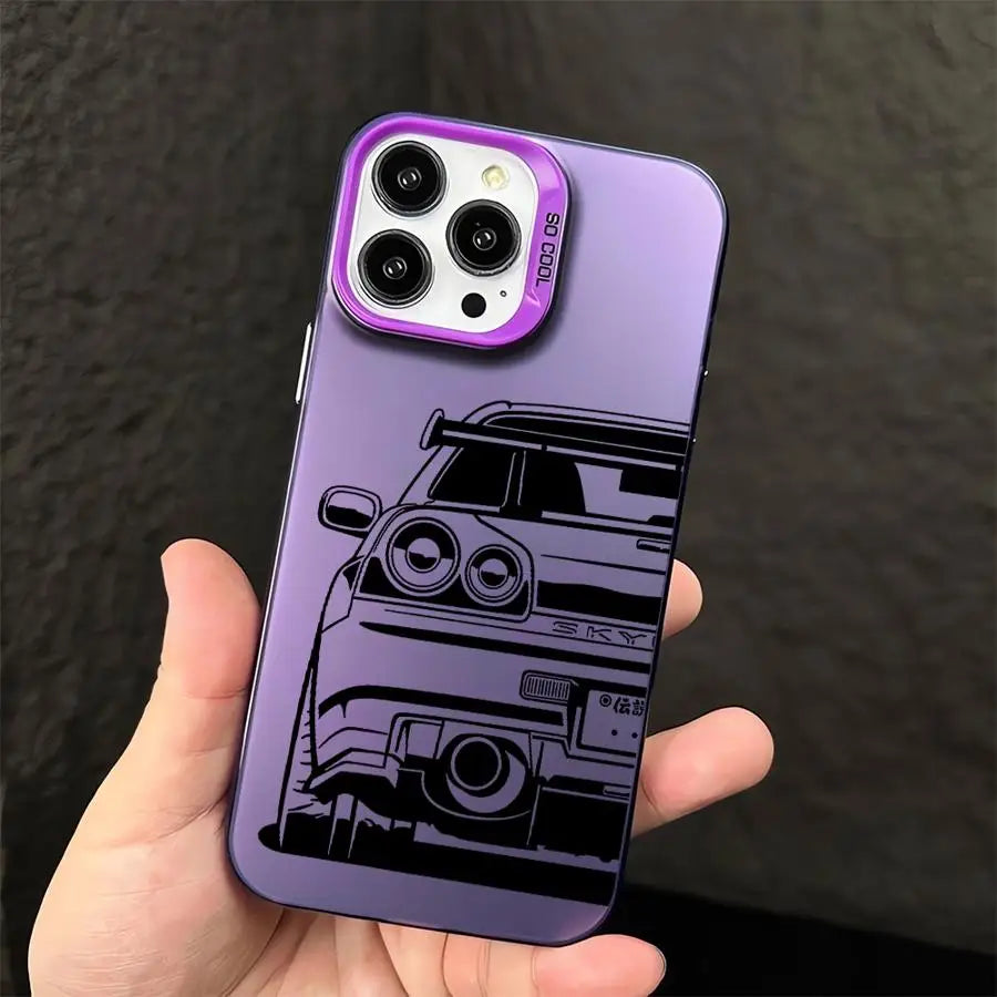 Case iPhone JDM Carros Esportivos em Silicone
