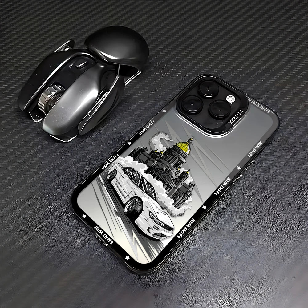 Case iPhone JDM Drift Car Fosca Anti-Impacto