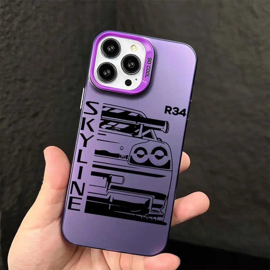 Case iPhone JDM Carros Esportivos em Silicone