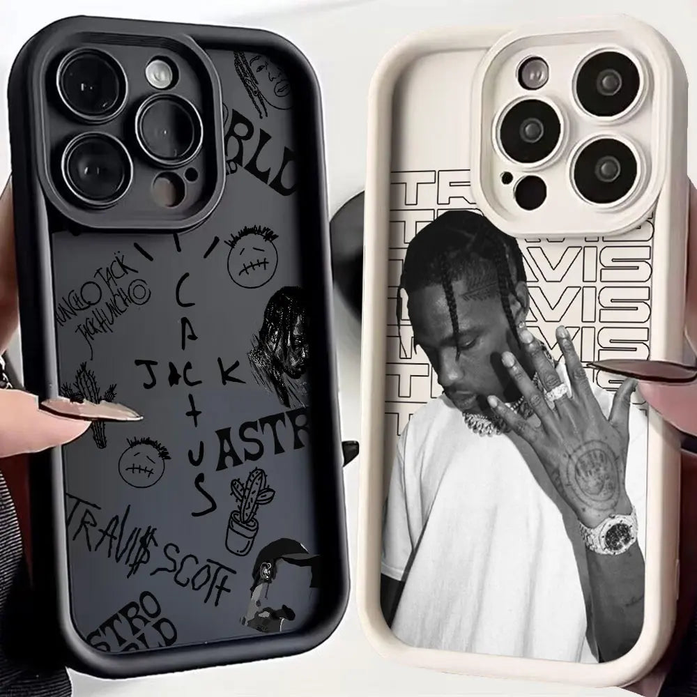 Case iPhone Travis Scott Cactus Jack em TPU