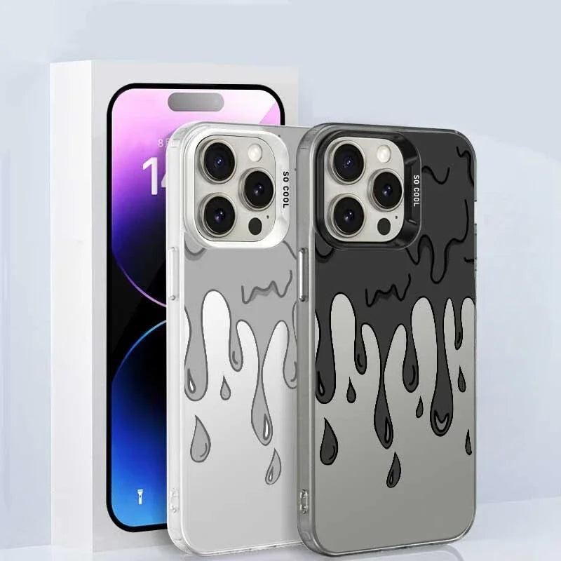 Case iPhone Titânio Fosca com Estampa Grafite Anti-Impacto