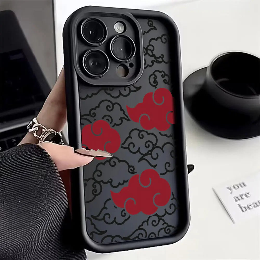 Case iPhone Anime Naruto Akatsuki em Soft TPU