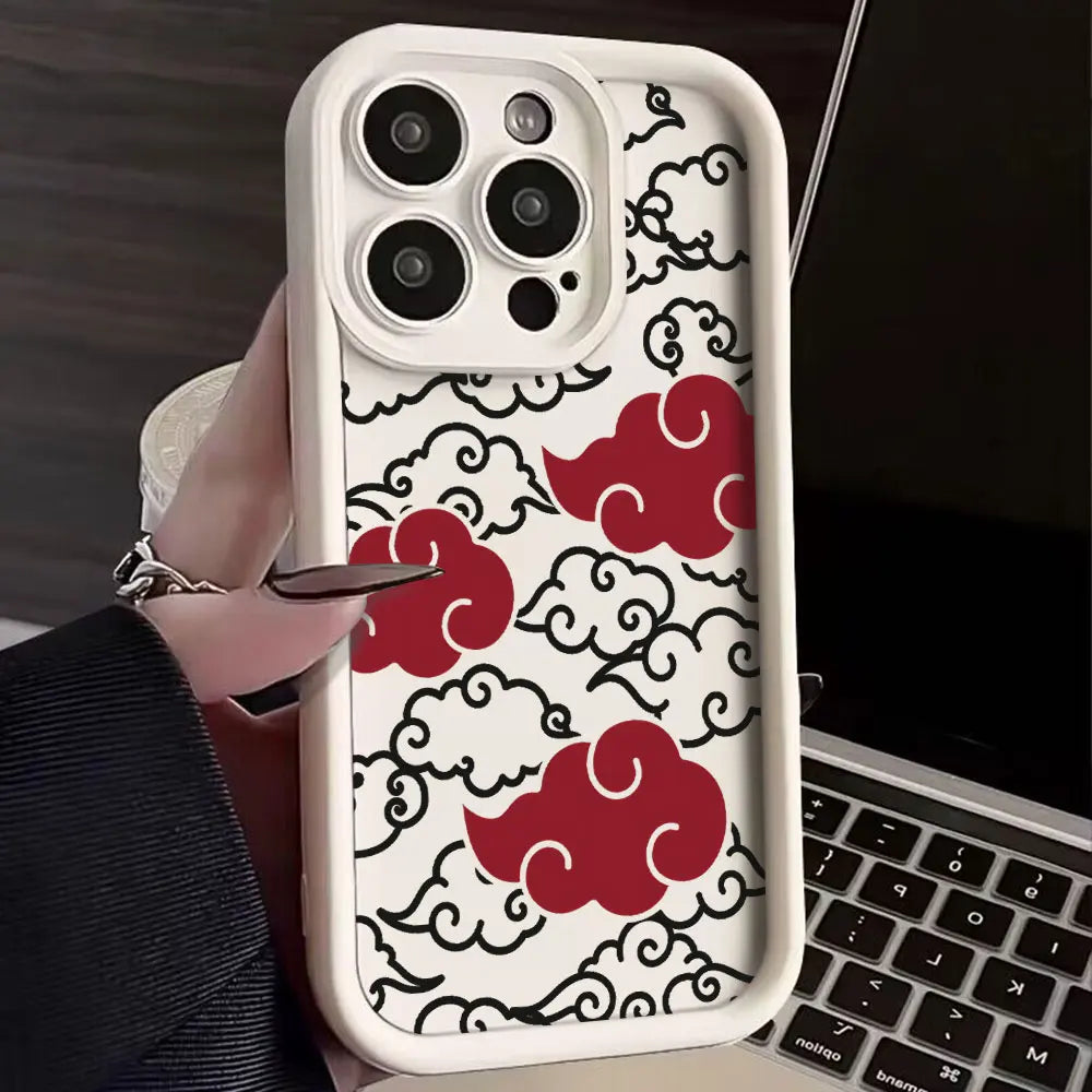 Case iPhone Anime Naruto Akatsuki em Soft TPU