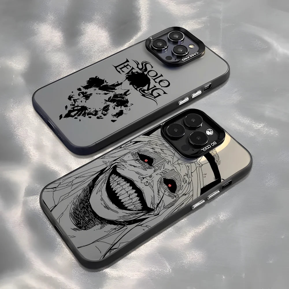 Case iPhone Solo Leveling Fosca Anti-Impacto