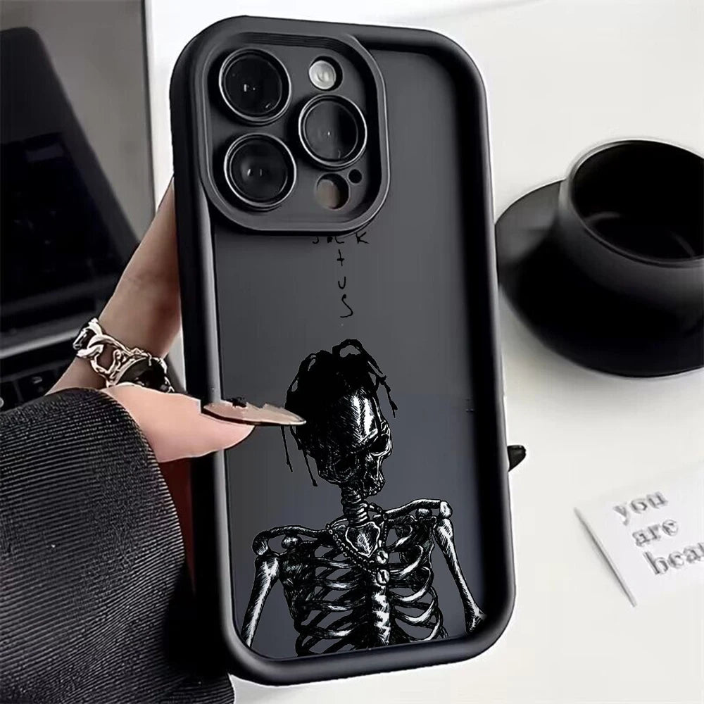 Case iPhone Travis Scott Cactus Jack em TPU