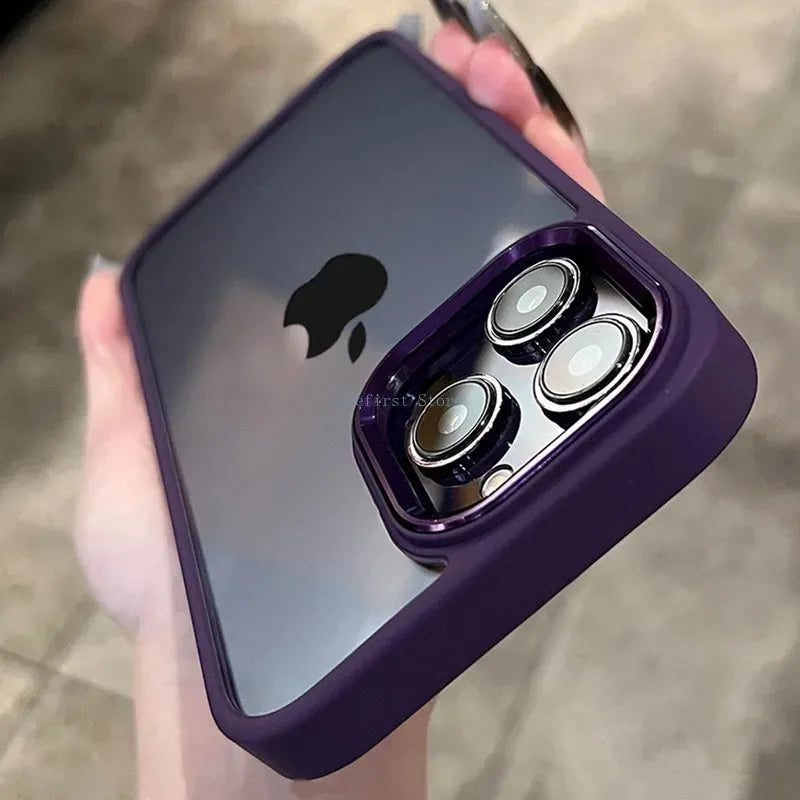 Case iPhone Acrílica Transparente Anti-Impacto