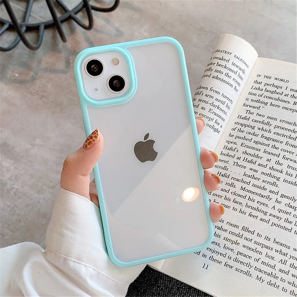 Case iPhone Silicone Transparente Anti-Impacto
