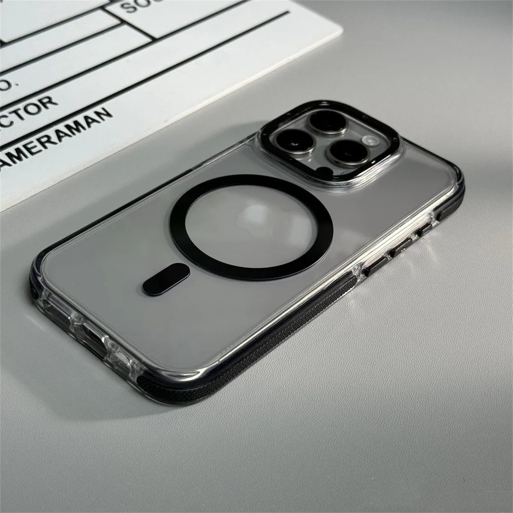 Case iPhone Transparente Anti-Impacto e MagSafe
