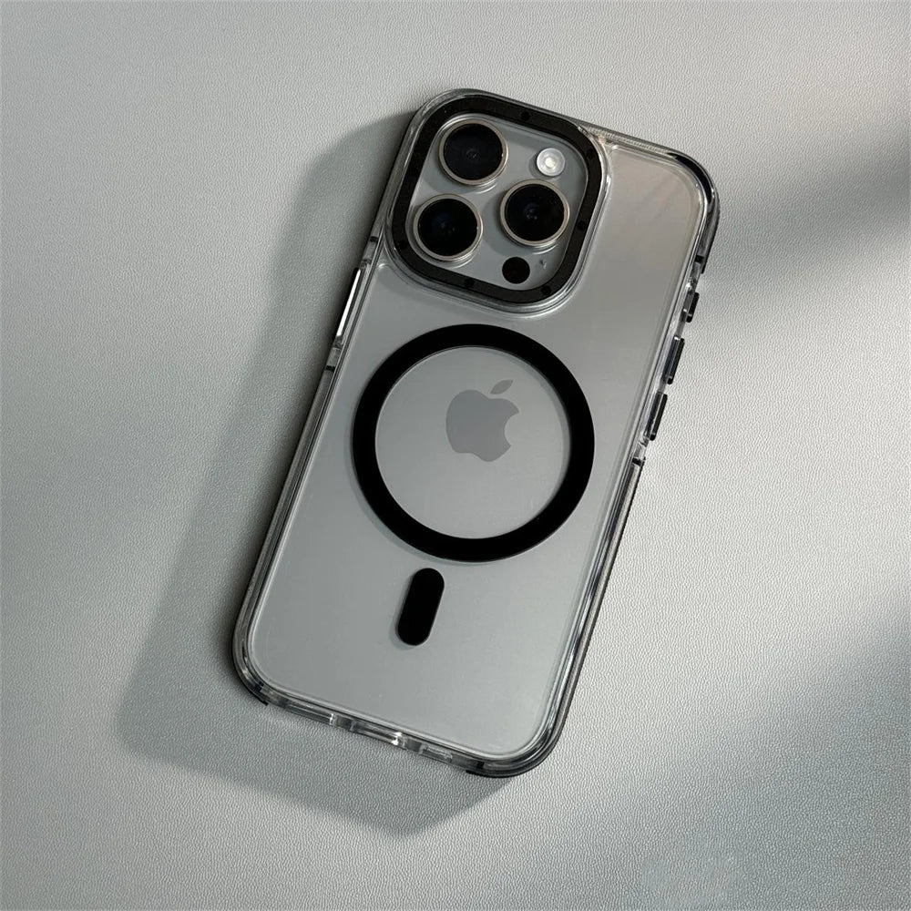 Case iPhone Transparente Anti-Impacto e MagSafe