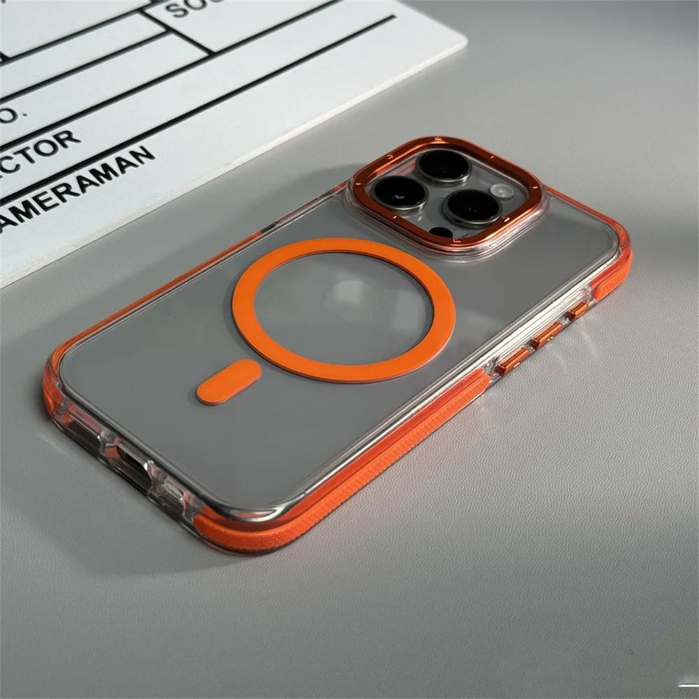 Case iPhone Transparente Anti-Impacto e MagSafe