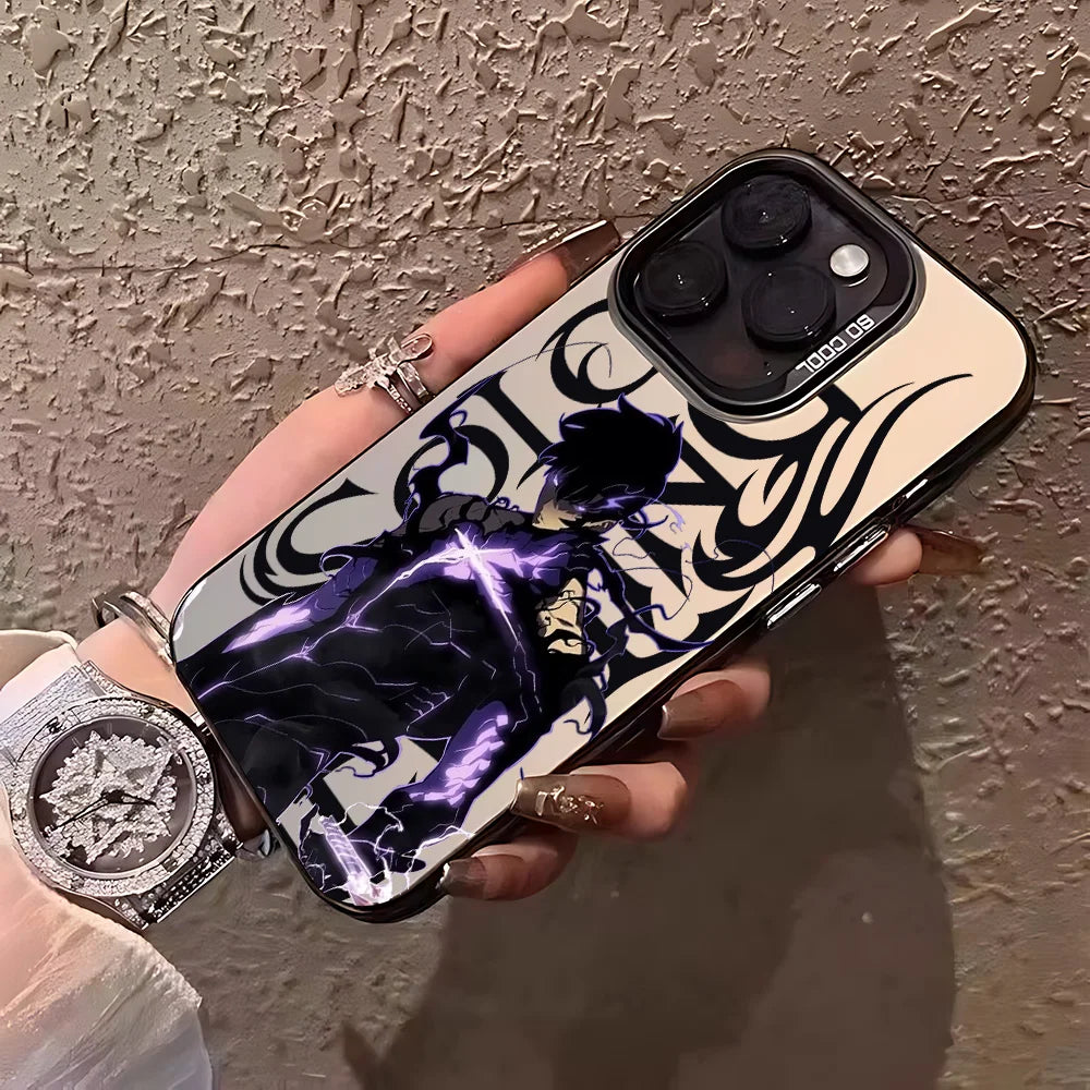 Case iPhone Solo Leveling Fosca Anti-Impacto