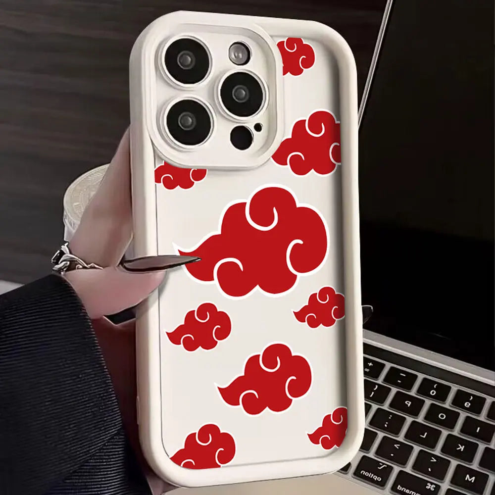 Case iPhone Anime Naruto Akatsuki em Soft TPU