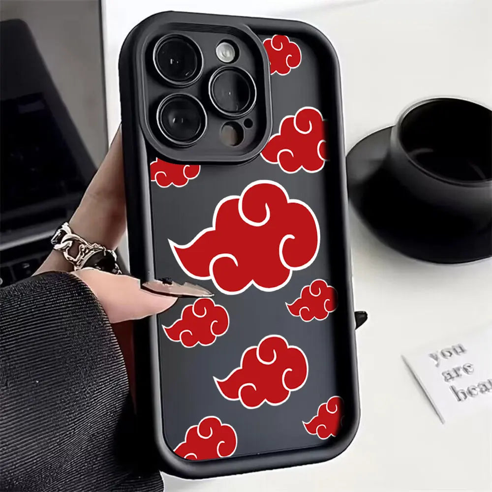 Case iPhone Anime Naruto Akatsuki em Soft TPU