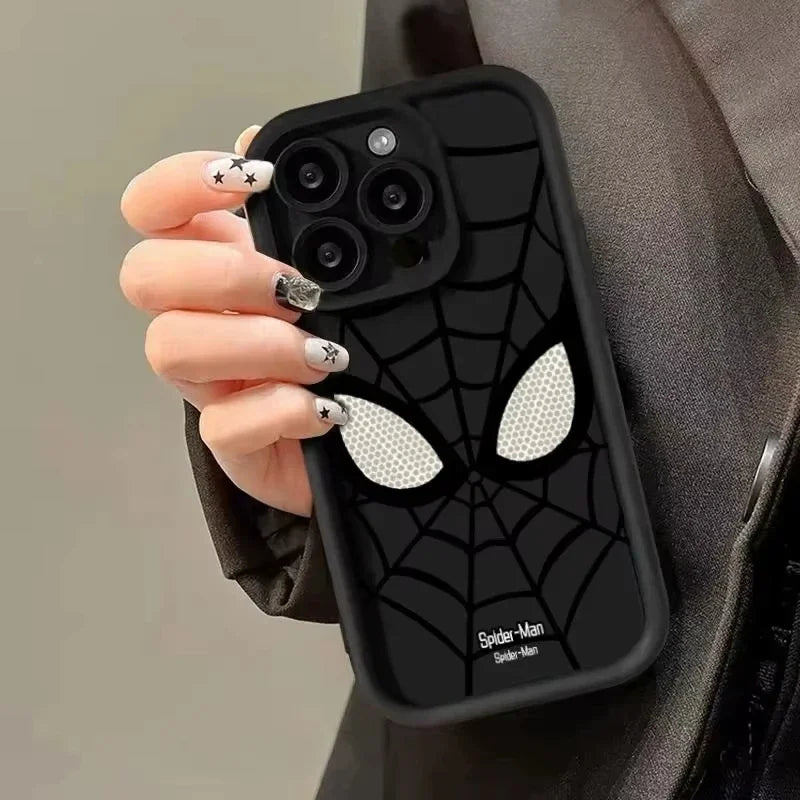 Case iPhone Spider-Man Silicone em TPU