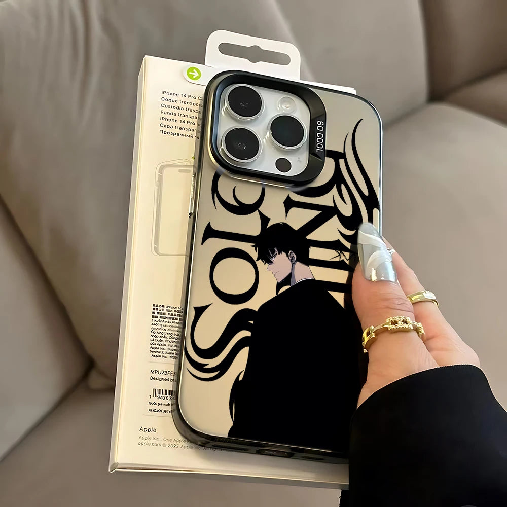 Case iPhone Solo Leveling Fosca Anti-Impacto