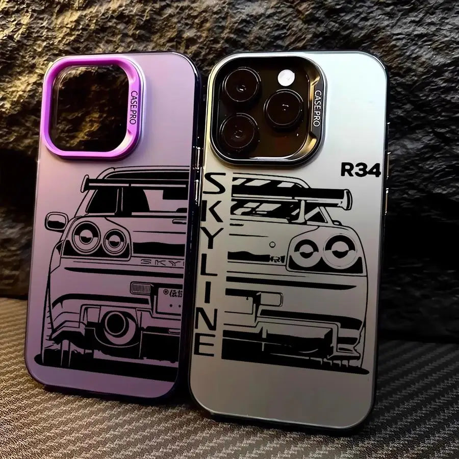 Case iPhone JDM Carros Esportivos em Silicone