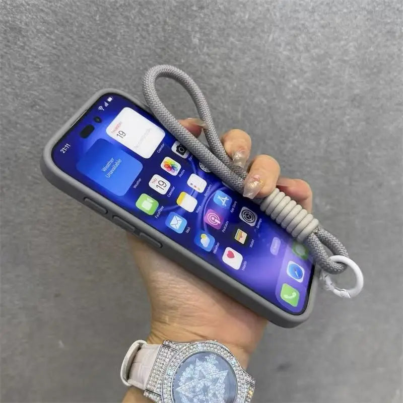 Case iPhone Candy Bicolor com Alça e MagSafe