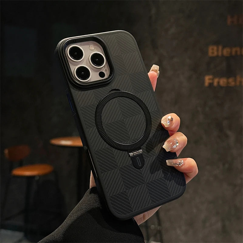 Case iPhone Kevlar Fibra de Carbono com MagSafe