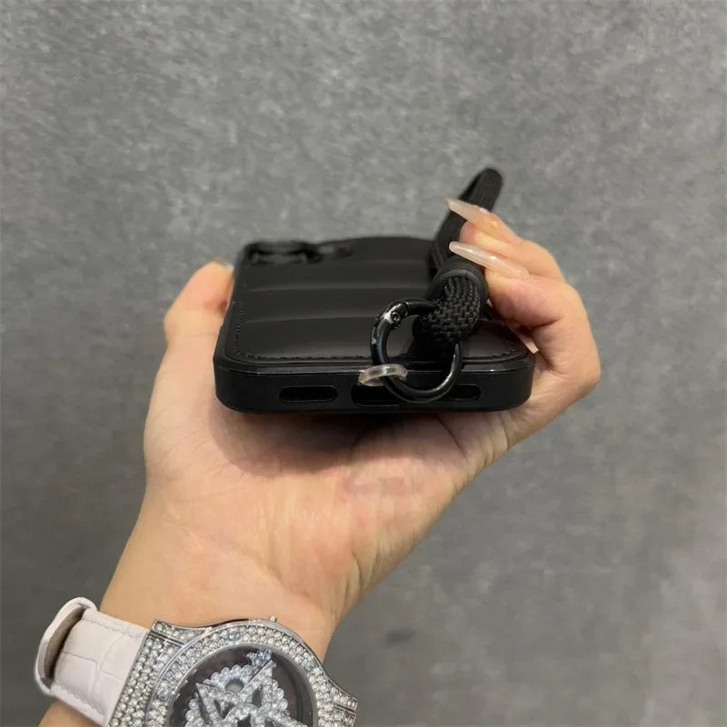Case iPhone Jaqueta com Alça Anti-Impacto