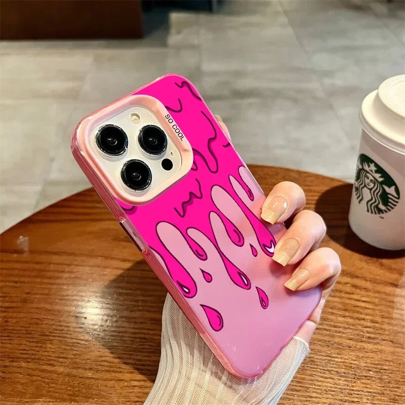 Case iPhone Titânio Fosca com Estampa Grafite Anti-Impacto