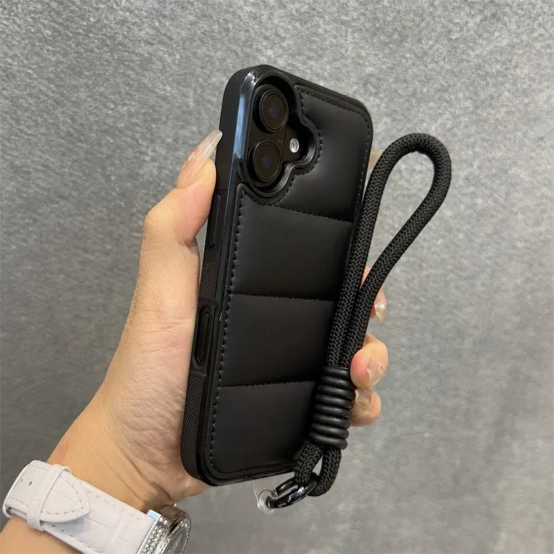 Case iPhone Jaqueta com Alça Anti-Impacto