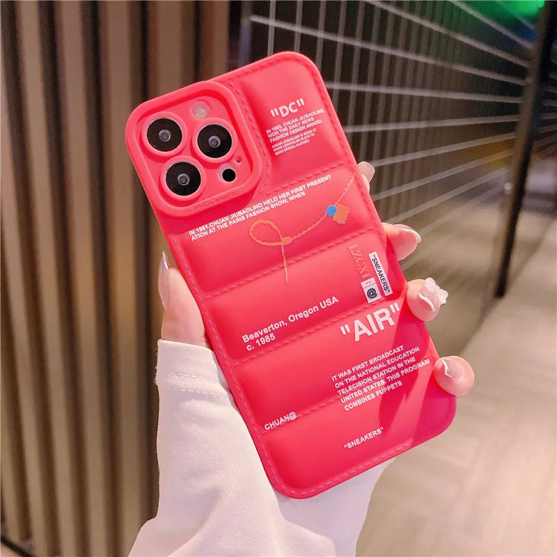 Case iPhone Estilo Tênis Street em Tecido