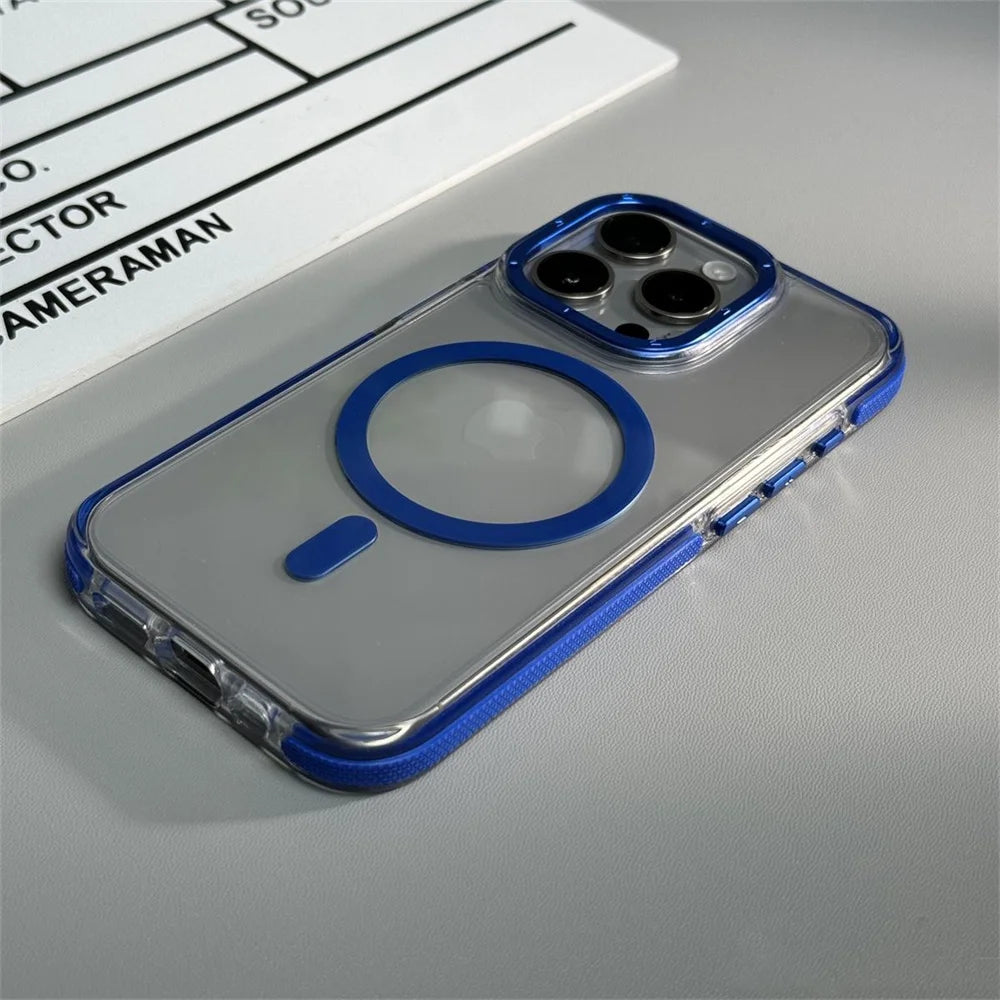 Case iPhone Transparente Anti-Impacto e MagSafe