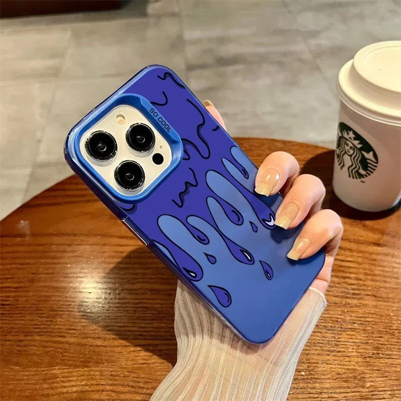 Case iPhone Titânio Fosca com Estampa Grafite Anti-Impacto
