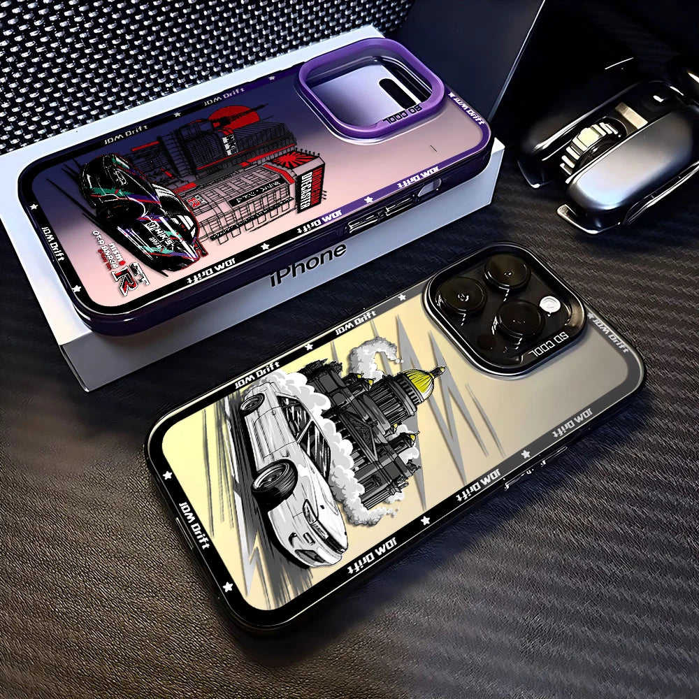Case iPhone JDM Drift Car Fosca Anti-Impacto