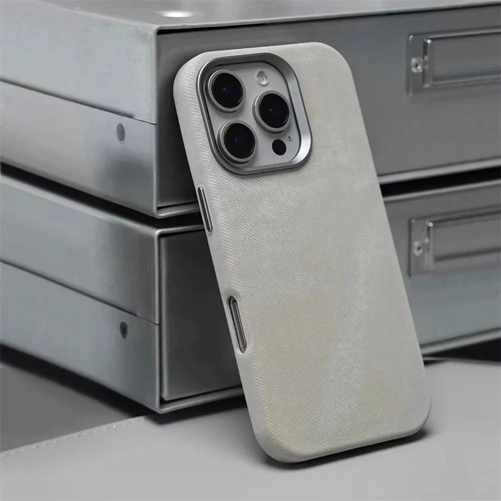 Case iPhone de Couro com MagSafe