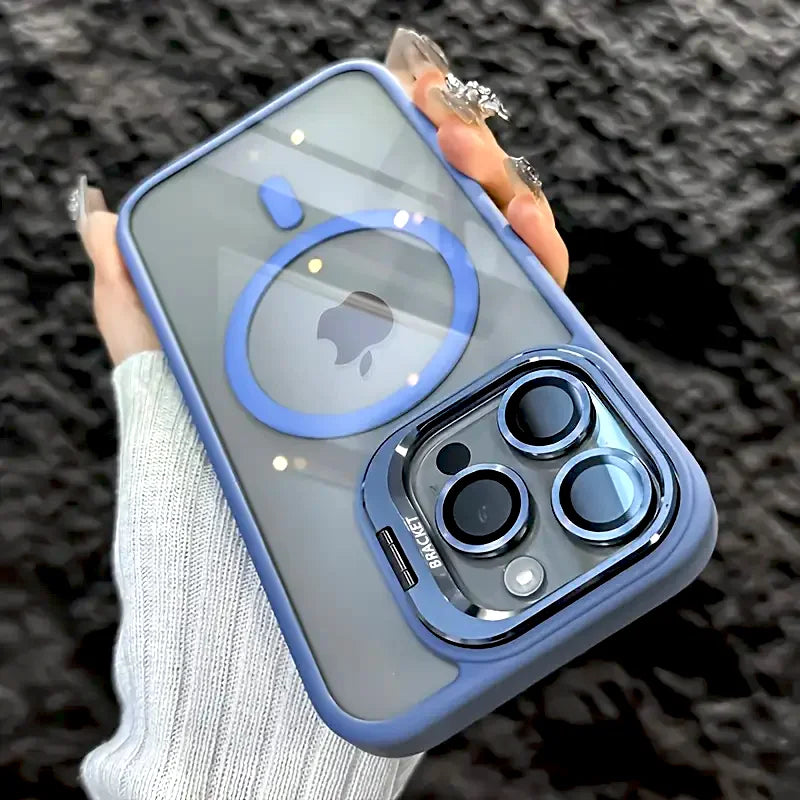 Case iPhone Transparente com MagSafe e Proteção de Lente