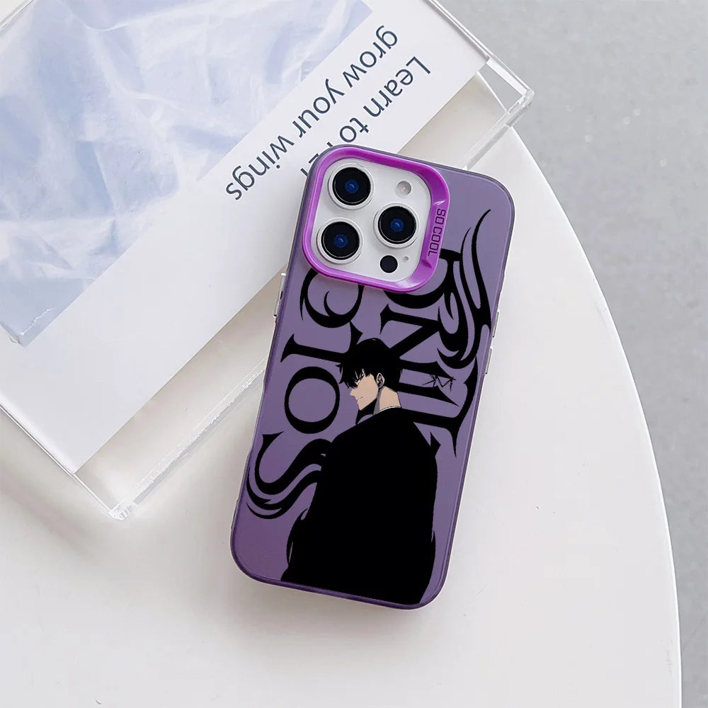 Case iPhone Solo Leveling Fosca Anti-Impacto