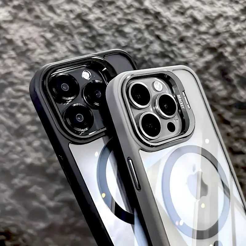 Case iPhone Transparente com MagSafe e Proteção de Lente