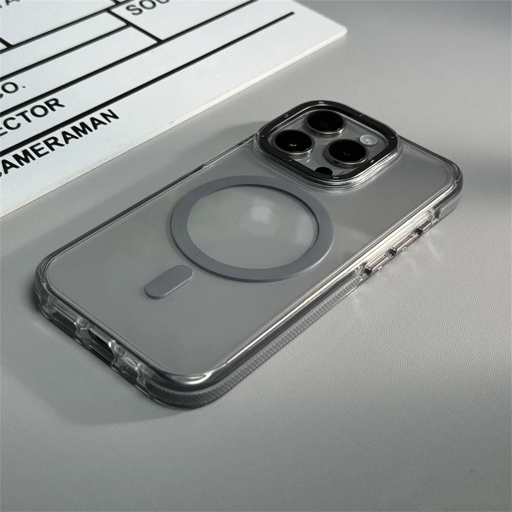 Case iPhone Transparente Anti-Impacto e MagSafe