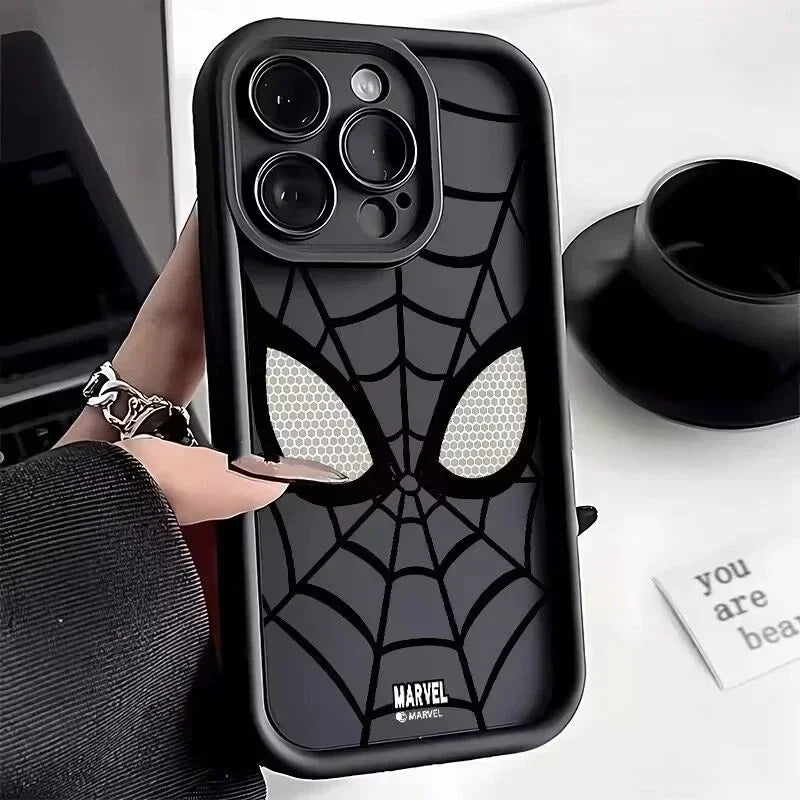 Case iPhone Spider-Man Silicone em TPU