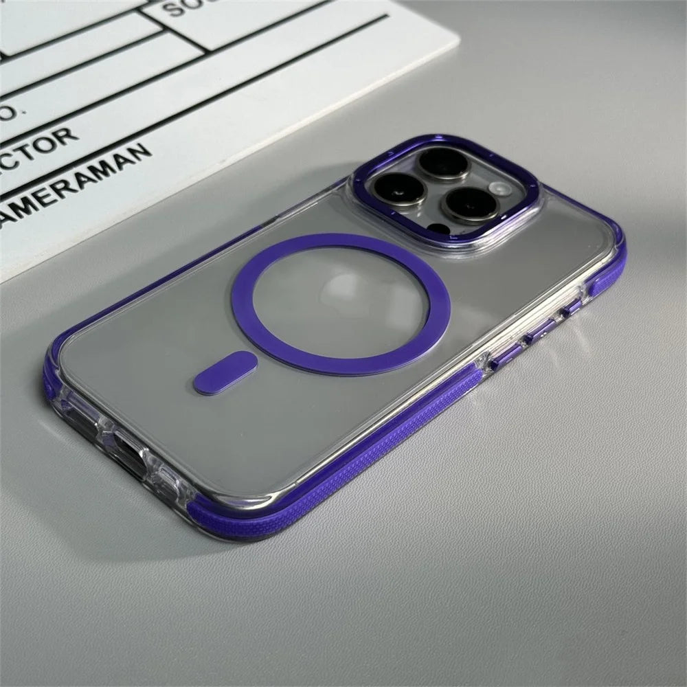 Case iPhone Transparente Anti-Impacto e MagSafe
