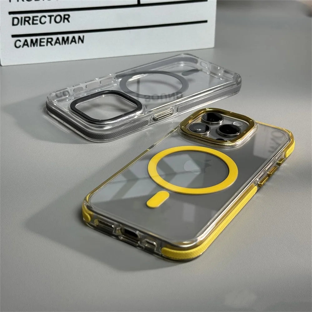 Case iPhone Transparente Anti-Impacto e MagSafe