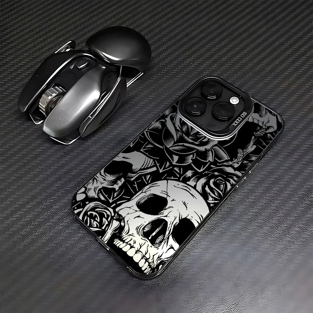 Case iPhone Caveira Fosca Anti-Impacto
