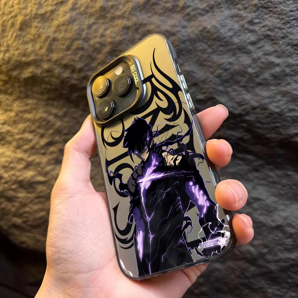Case iPhone Solo Leveling Fosca Anti-Impacto