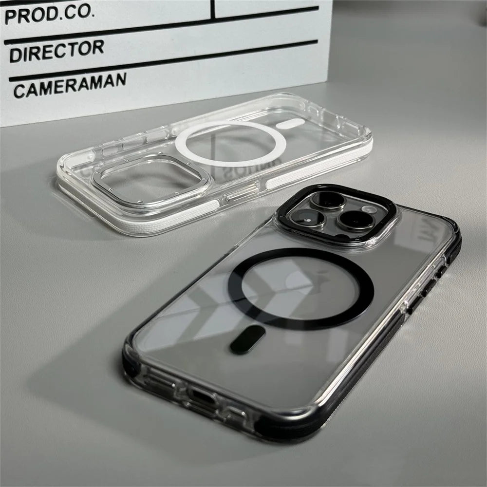 Case iPhone Transparente Anti-Impacto e MagSafe