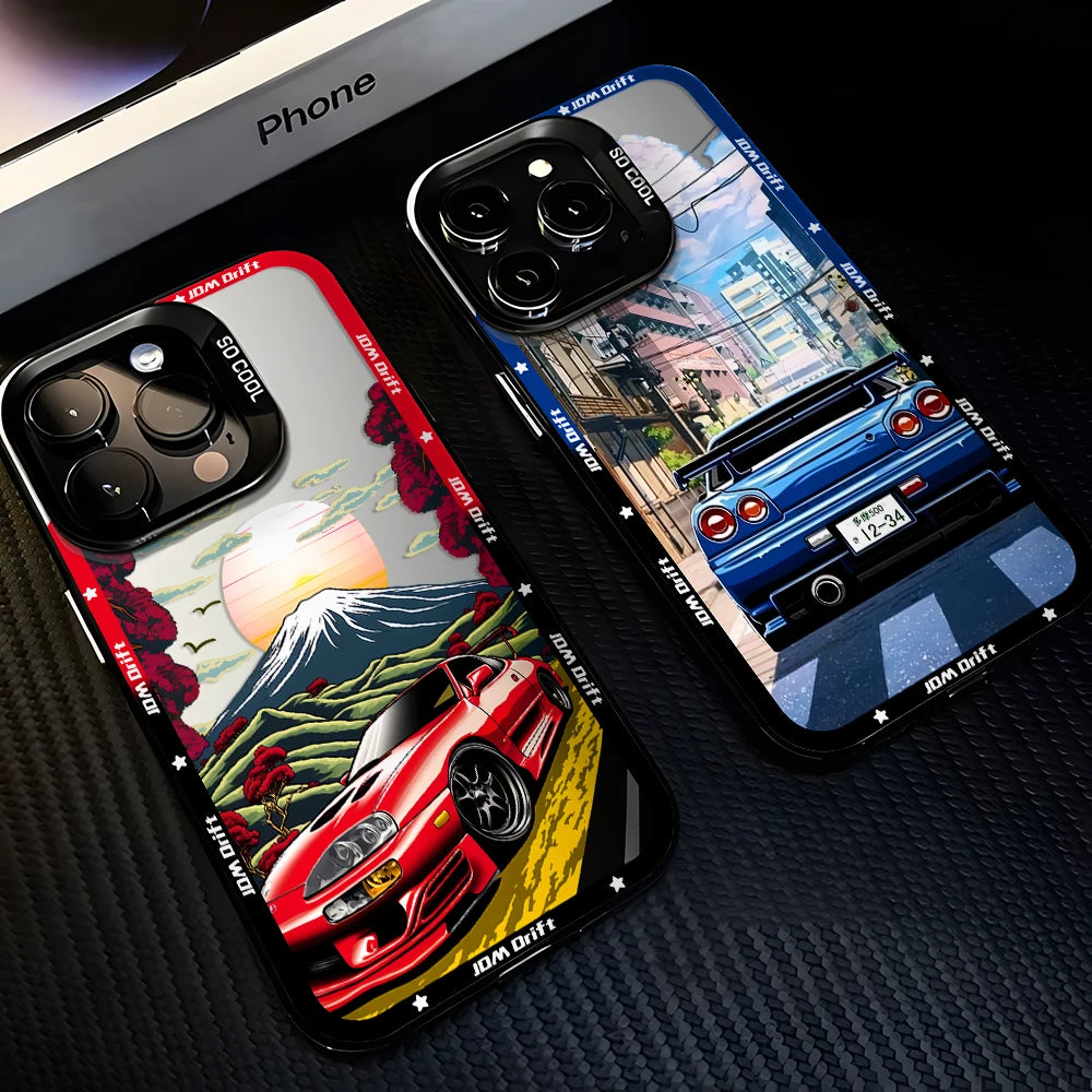 Case iPhone JDM Drift Car Fosca Anti-Impacto