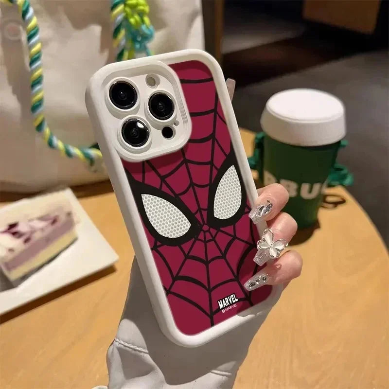 Case iPhone Spider-Man Silicone em TPU