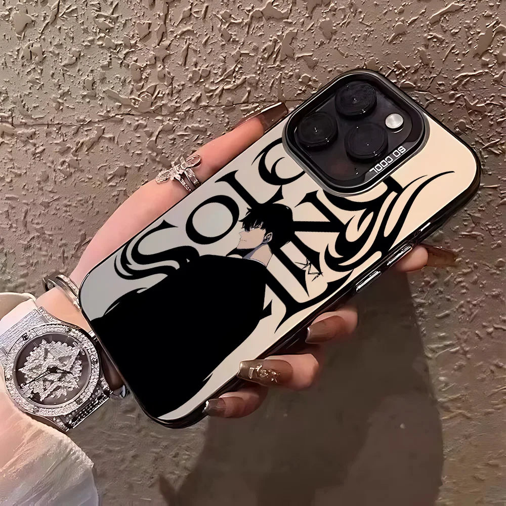 Case iPhone Solo Leveling Fosca Anti-Impacto
