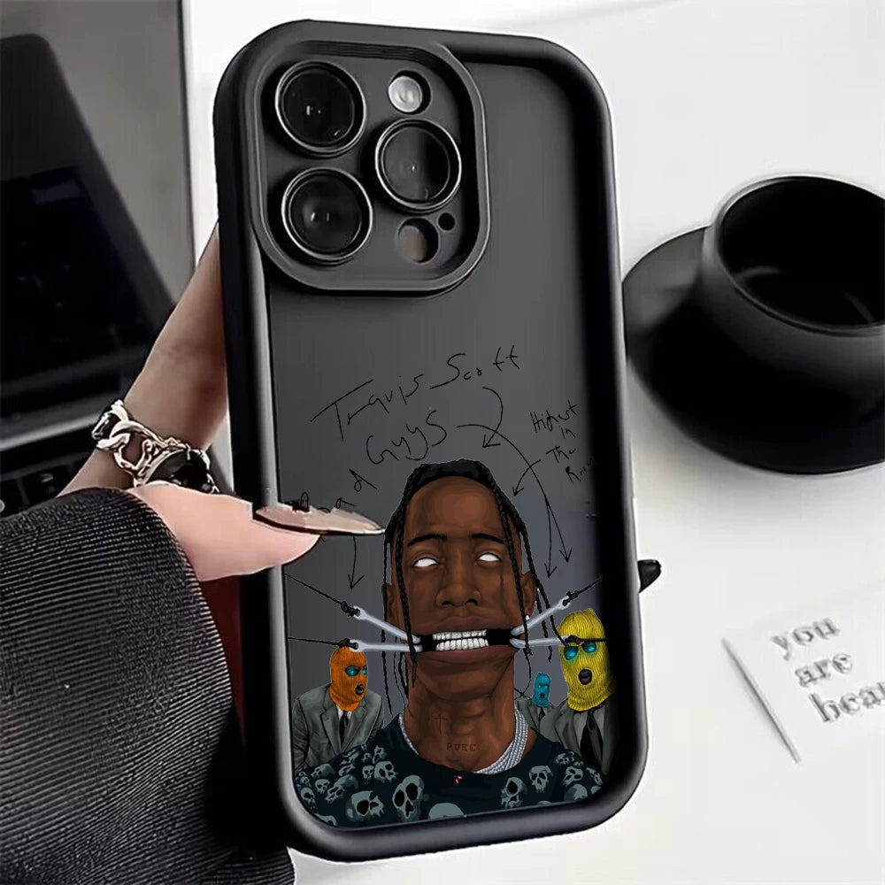 Case iPhone Travis Scott Cactus Jack em TPU