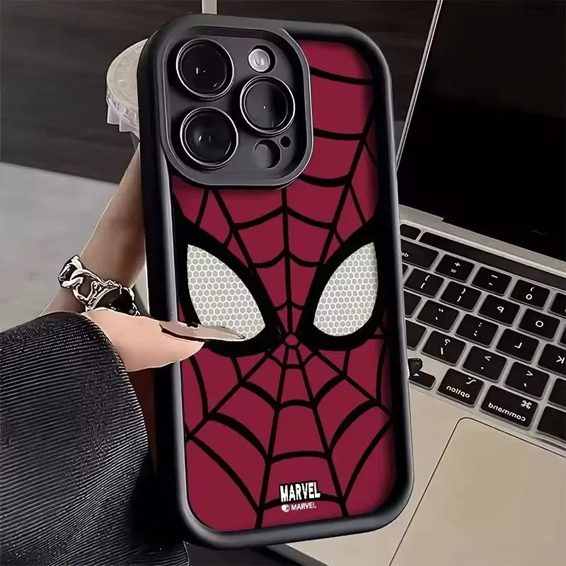 Case iPhone Spider-Man Silicone em TPU
