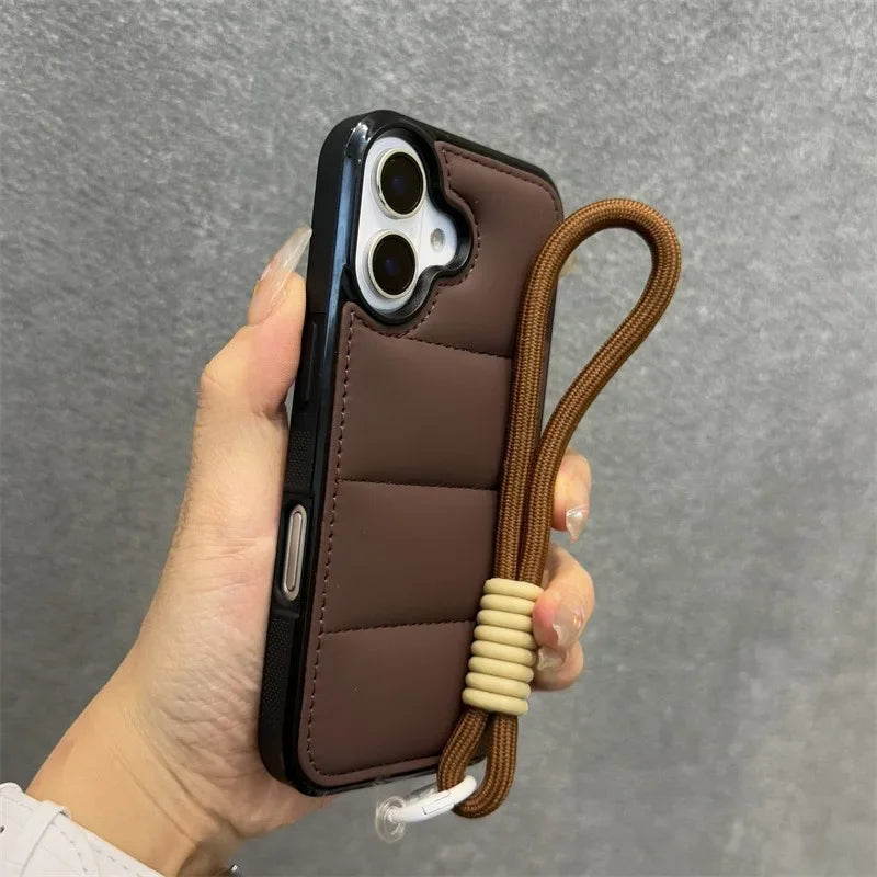 Case iPhone Jaqueta com Alça Anti-Impacto