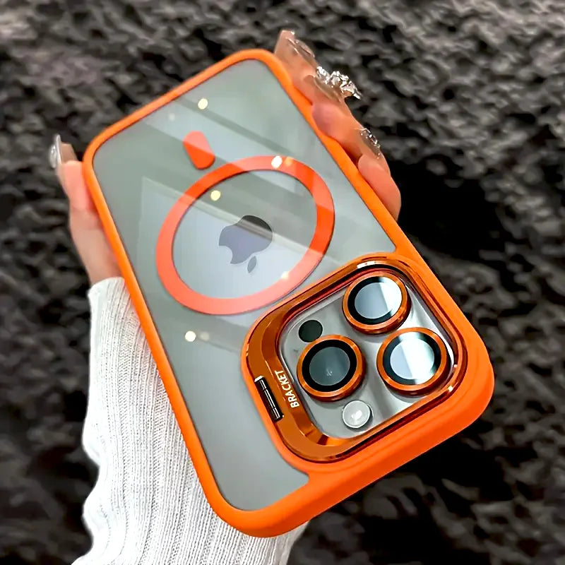 Case iPhone Transparente com MagSafe e Proteção de Lente