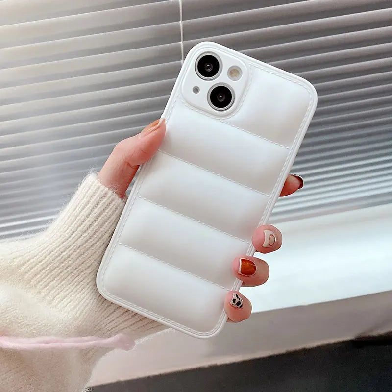 Case iPhone Jaqueta de Inverno em Silicone